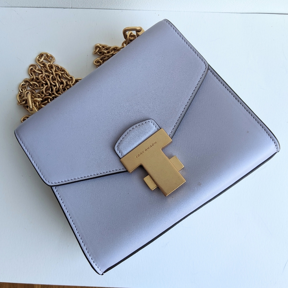 Tory Burch Lilac Square Mini Crossbody